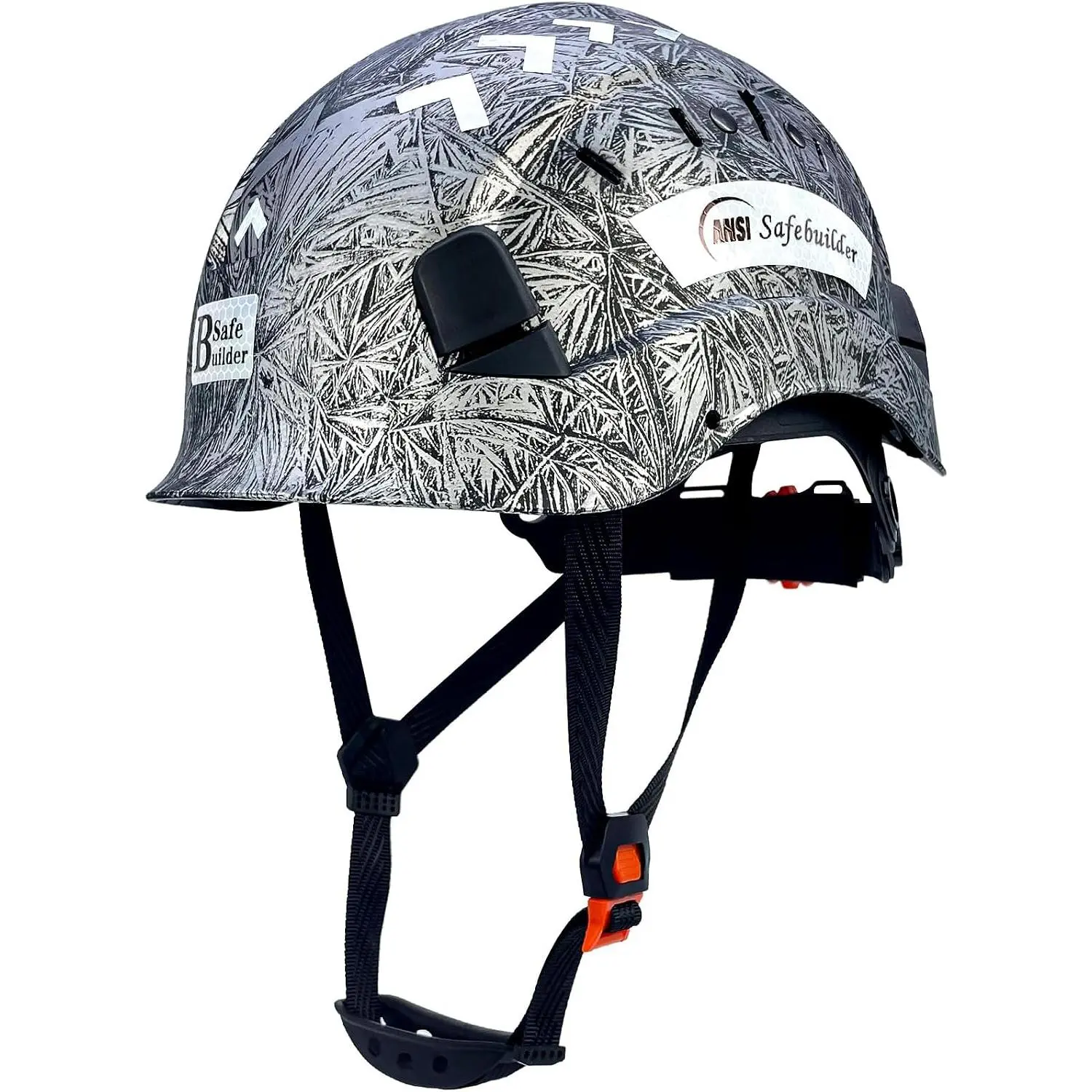 Vented Full Brim Outdoor Cap, ABS Polymer Shell with 6-Point Comfort Fit, Dial Adjust 53–63cm, Adjustable Airflow Vents for Gardening, Warehouses & Farm Chores