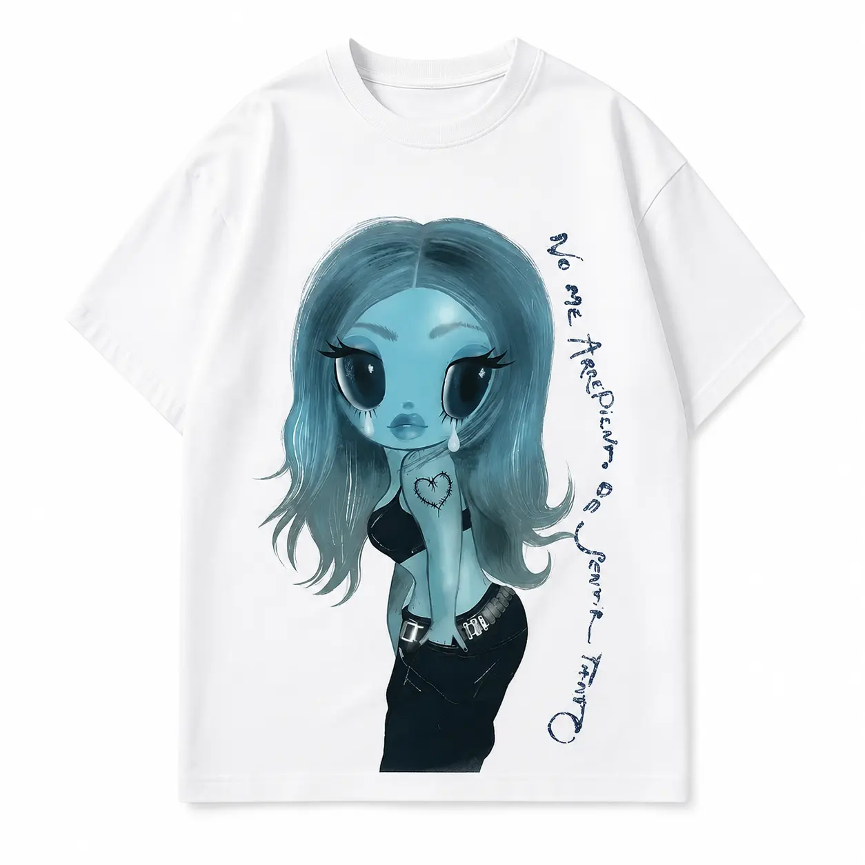 New Album No Me Arrepiento De Sentir Tanto Premium Cotton T-Shirt - La Bichota Latin Queen Graphic Tee, Latin Pop Concert Tour Merch, Cute Festival Summer Shirt, Unisex Gift for Latin Fans