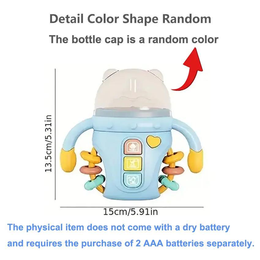 Montessori Toy for Baby 18+ Months to Play, Cute Bottle Shape Baby Sensory Teething Toys with Rattles for Toddlers Boy Girl Birthday Gifts, Sensory Teether(Detail Color Shape Random) Montessori Toy for Baby 18+ Months to Play, Cute Bottle Shape Baby Sensory Teething Toys with Rattles for Toddlers Boy Girl Birthday Gifts, Sensory Teether(Detail Color Shape Random)