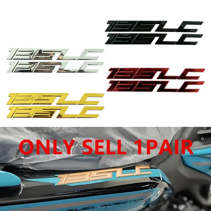 New 1pair Motorcycle Soft Sticker Decals Logo for Yamaha 135lc, Durable Vinyl Stickers, Easy Application, Perfect Fit