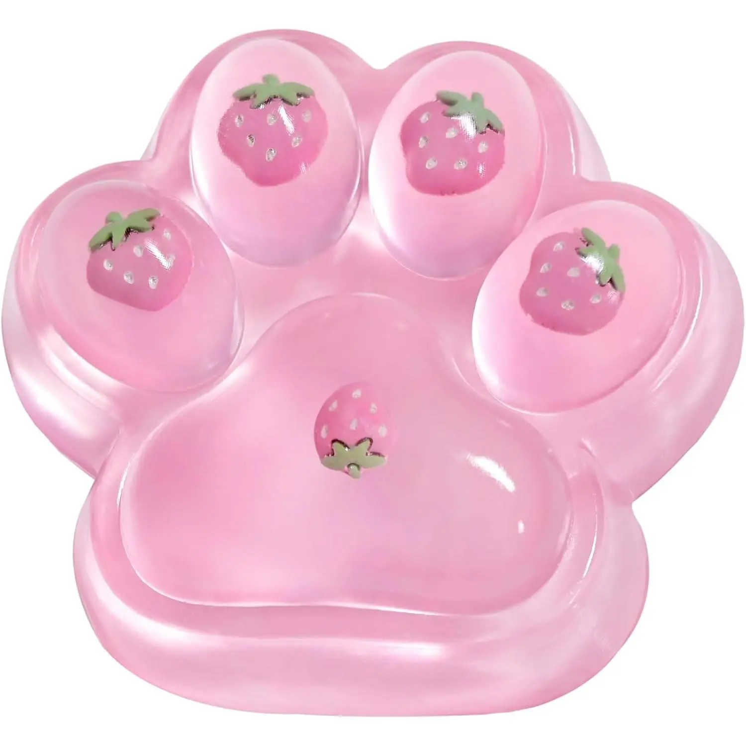 Big Taba Squishy Cat Paw Fidget Toy, Squishies Squeeze Toys for Girls 4-8, Ultra-Soft Sticky Sensory Toy Party Favors for Kids 8-12, Autism Stress Relief (Light Pink)