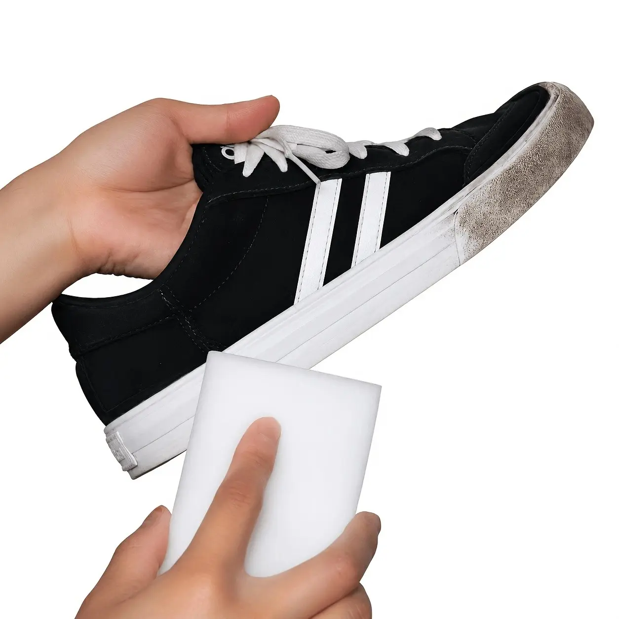 4-Pack Nano Magic Sponge Brush, Kitchen Dish Cleaning, Shoe Stain Removal, High Density, Dry Wet Use, Durable, Efficient, Essential Cleaner