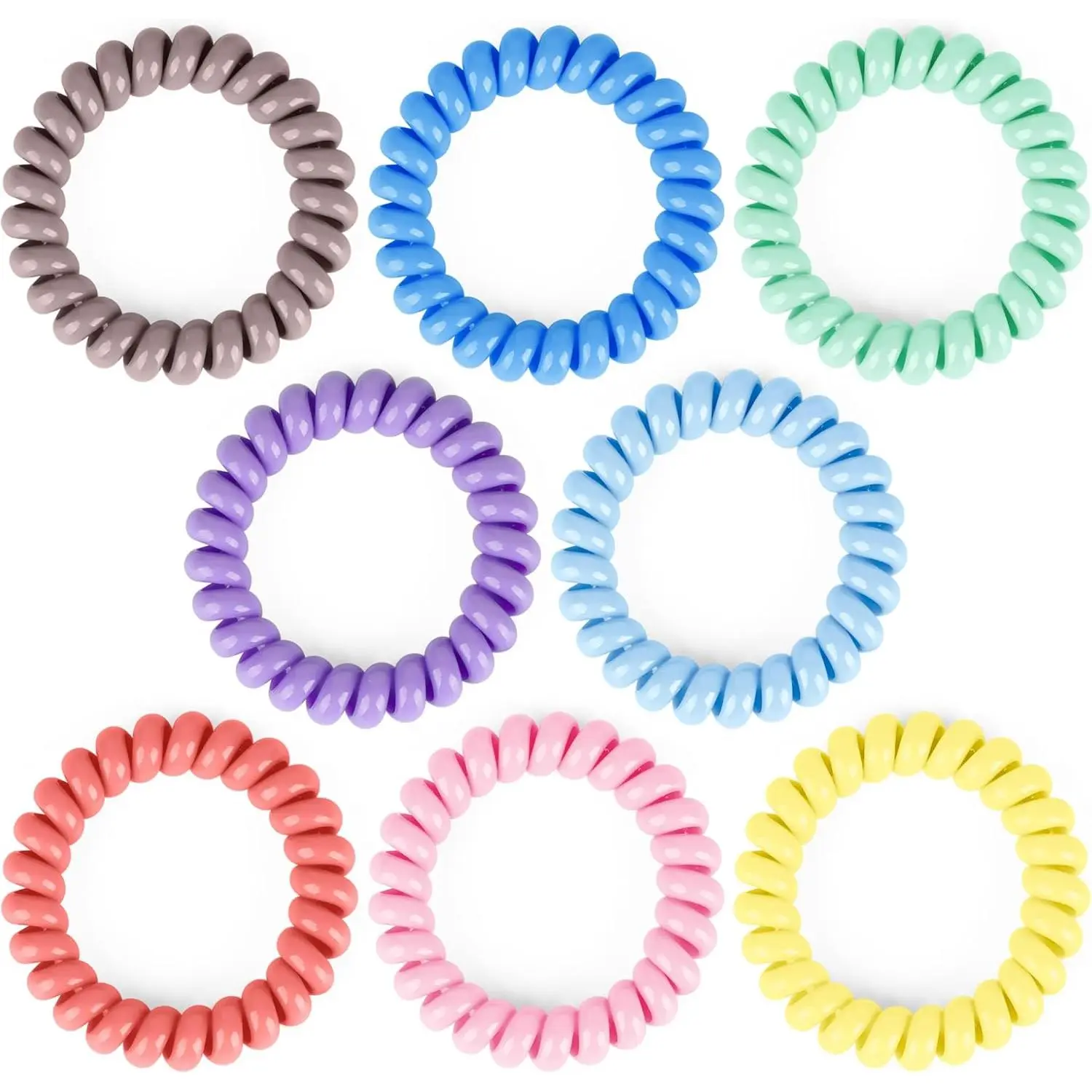 Sensory Fidget Bracelets for Boys and Girls, 8 Pack Stretchy Coil Bracelet Fidget Toys for  with   SPD or Special Needs