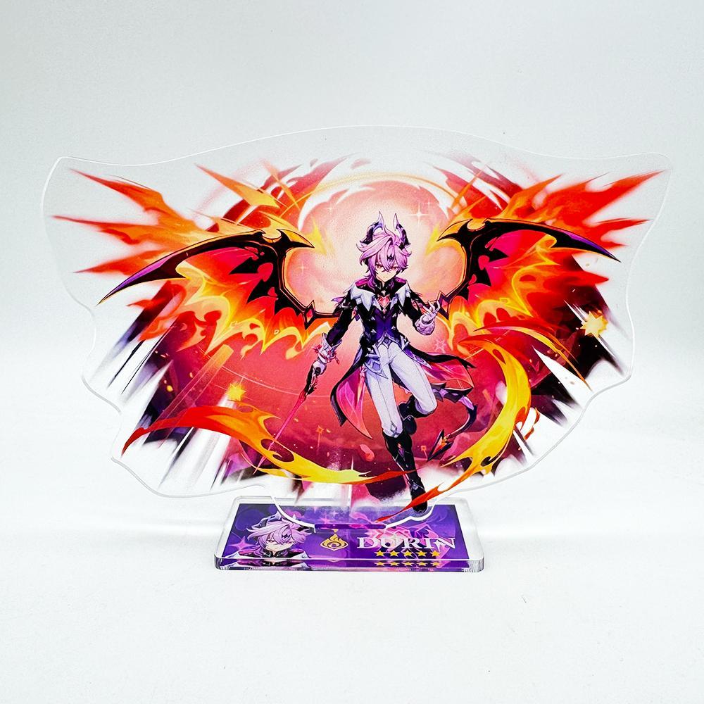 Flins Durin Mavuika Citlali Zibai Columbina Xiao Arlecchino Acrylic Anime Model Furina Collect Desktop Decoration Keychains Gift
