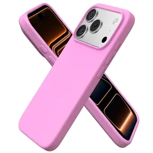 Silicone Case for iPhone 17 16 15 14 13 12 Series, Full-Body Protection for Smartphones, Silky-Soft Touch Cellphone Casing, Shockproof Cover color clear phonecase shopping skin-like texture gel