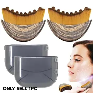 New Lymphatic Contour Facial Brush, Dry Face Cleaning Tool for Lymph Drainage Massage, Ergonomic Design, Relaxing and Shaping Jawline, Facial Care Tool, Facial Sculpting Tool