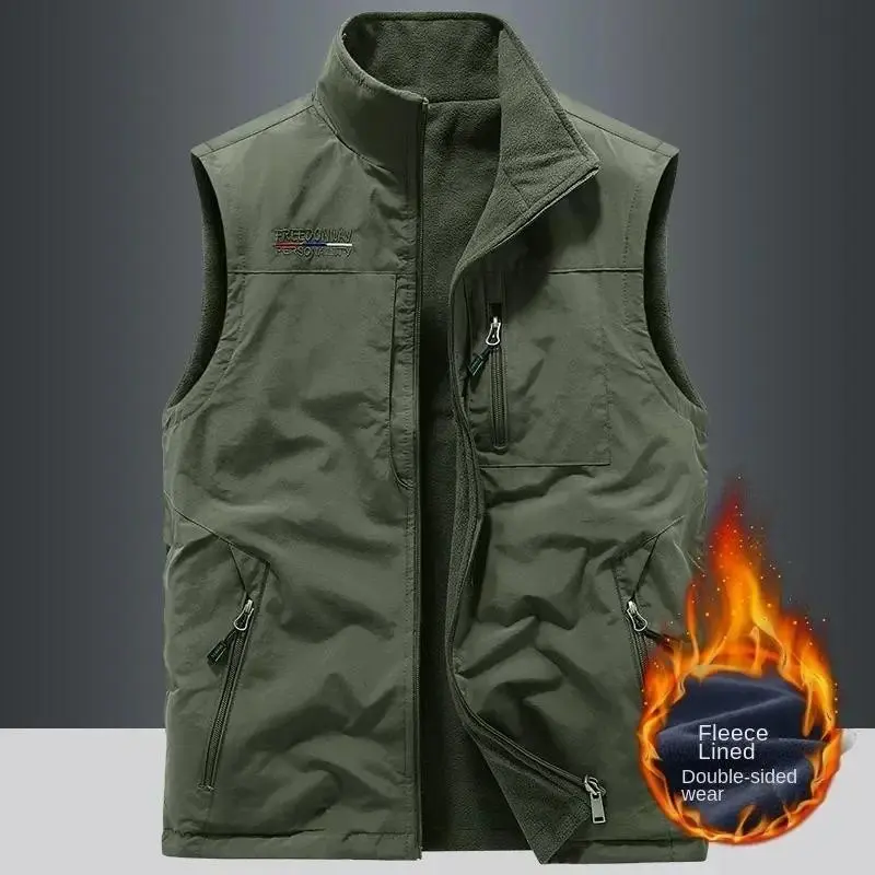 Outdoors Gilet Men Casual Heated Vest Man Body Warmer Hiking Clothing ry Thermal Fashion Men's Heating Winter Coat Plus Size