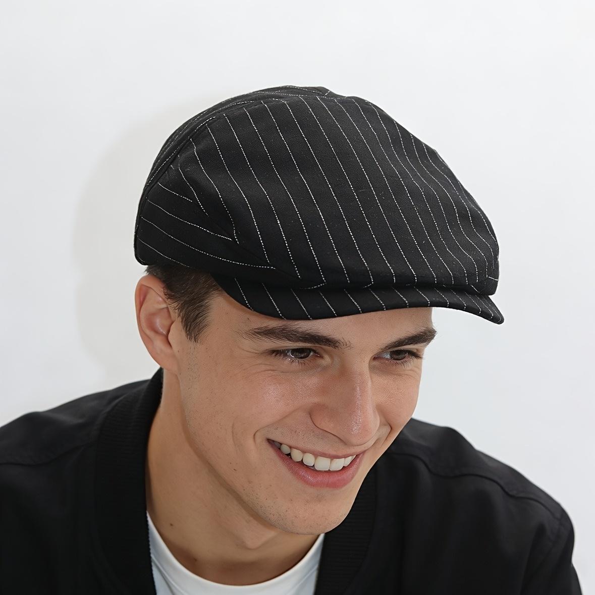 1pc 1pcs Unisex Breathable Linen Newsboy & Driver Cap - Adjustable Strap, Lightweight Petition Cap Suitable for Easter, Weddings, Office & Formal Events