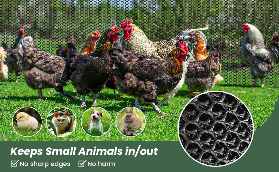 Wire Mesh,16IN x 50FT Wire Fencing for Floral Arrangements, Wire Mesh for Crafts with 100 Pcs Zip Ties,Gaden Netting for Dogs, Deers, Poultry