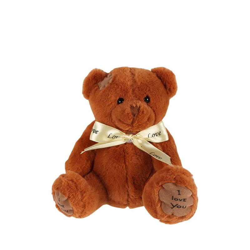 17cm/6.69in Teddy Bear Plush Toys Cute Bow Tie Bear Stuffed Animal Toys Available in Three Colours For Birthday Teddybear