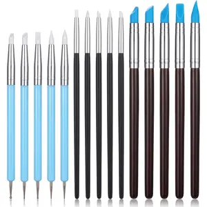 15 count  Clay Sculpting Tool, Pottery Tools Modeling Dotting Tool  Stippling Embossing Tools for DIY Crafts, Modeling, , Painting, Embossing, Sculpting Pottery