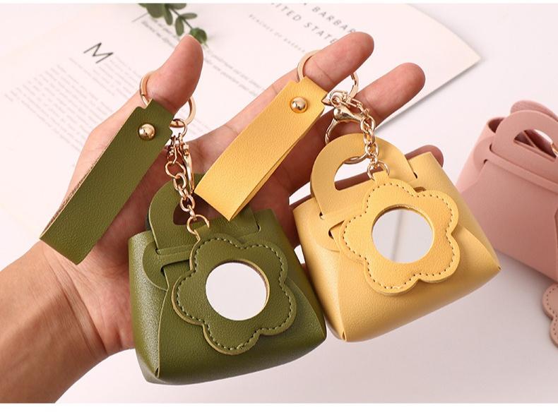Mini Backpack Keychain Mini Coin Purses for Women Cute PU Leather Makeup Bag with Keychain, Pocket Holder Cable Organizer Giftable Pouch (Cute Mirror) Mini Backpack Keychain Mini Coin Purses for Women Cute PU Leather Makeup Bag with Keychain, Pocket Holder Cable Organizer Giftable Pouch (Cute Mirror)