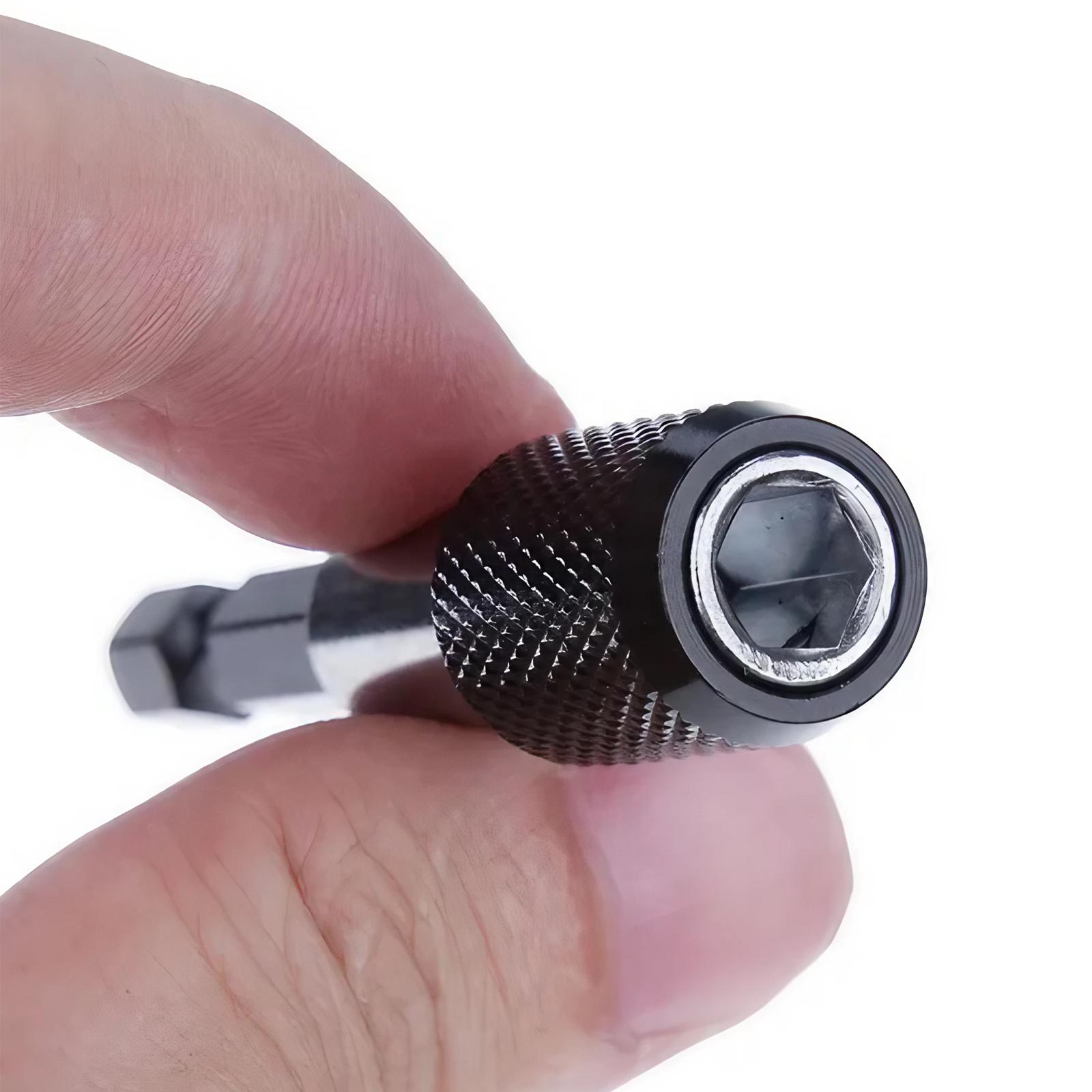 Magnetic Electric Screwdriver Extension Set, Quick Release Hex Adapter, Precision Magnetic Bit Holders for Repair