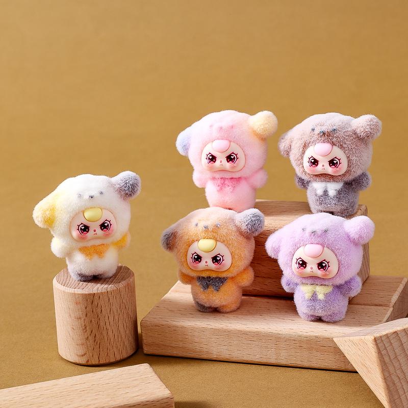 Baby three puppy Series Fluffy plush doll Blind Box