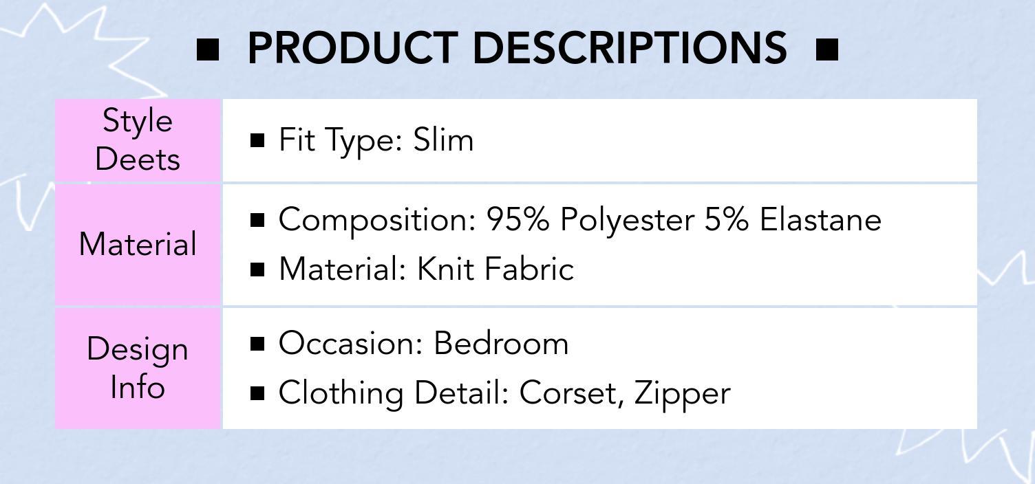 Cider Bandeau Curve Hem Zip Through Tummy Control Corset Shapewear SpringStatements