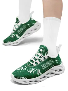 Men's SA National Colors Number 10 Print Lace-Up Low Top Shoes, Classic Casual Sneakers, Comfortable Walking & Running Shoes, Breathable Plus Size
