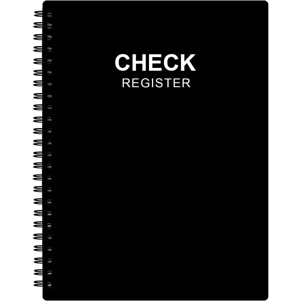 Check Register – A5 Check Book Register Books with Check & Transaction Registers, Checking Account Register Book for Personal and Business, Black Check Register Notebook, 5.8"x8.25" Check Registers