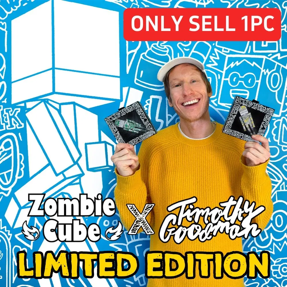 Zombie Cube × Timothy 4" Art Collectible