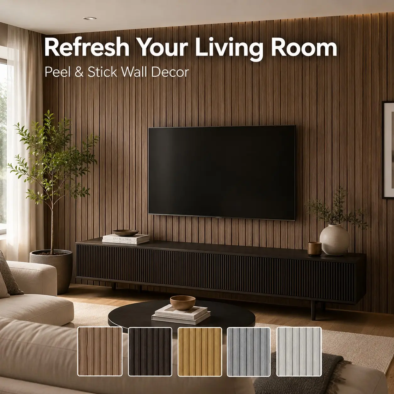 20pcs Self-Adhesive Wall Panels, Warm Bedroom Decor Foam, Splash-Proof Tiles, PVC Wall Boards for Kitchen and Living Room, 11.8"x11.8"