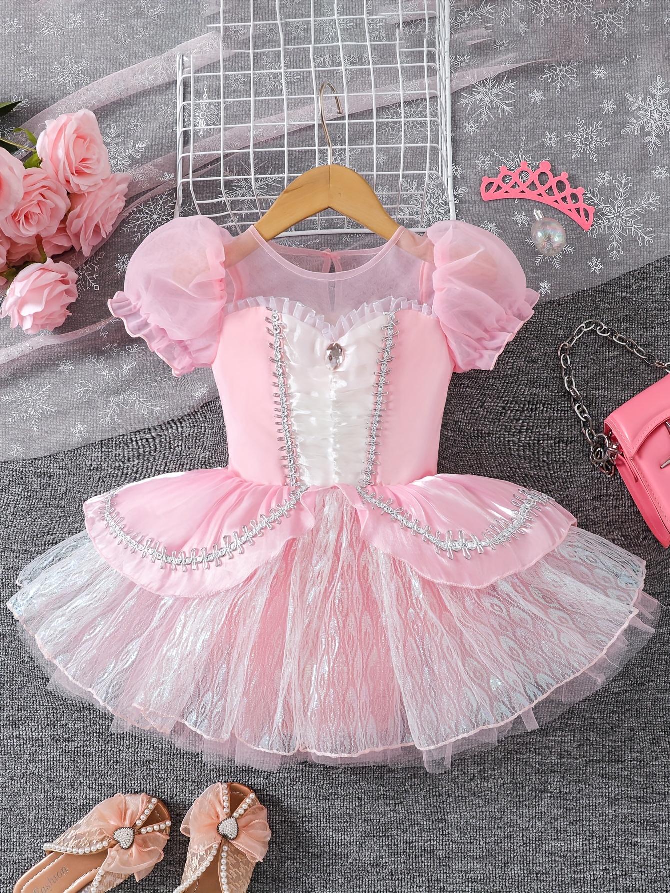 Girl's Fluffy Mesh Ballet Tutu Skirt