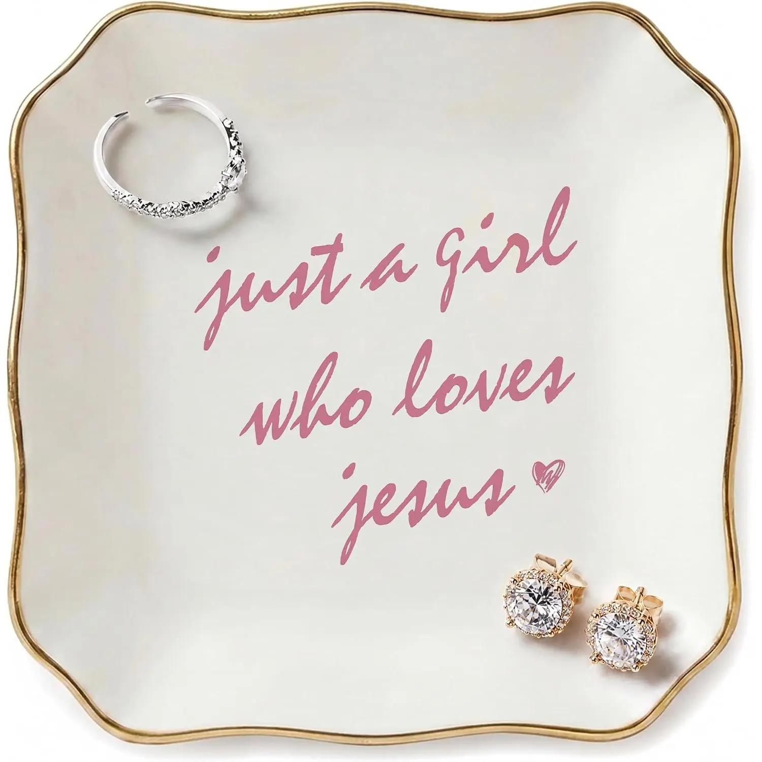 Christian Gifts for Women, Inspirational  Verse Ceramic  Tray