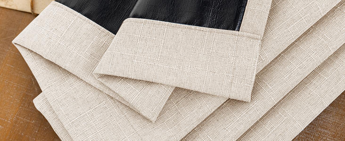 100% Blackout Curtains for Bedroom, Black Out Curtains 96 Inch Long, Room Darkening Curtains for Living Room, Long Grommets Drapes, Thermal Curtains(2 Panels, Beige) 100% Blackout Curtains for Bedroom, Black Out Curtains 96 Inch Long, Room Darkening Curtains for Living Room, Long Grommets Drapes, Thermal Curtains(2 Panels, Beige)