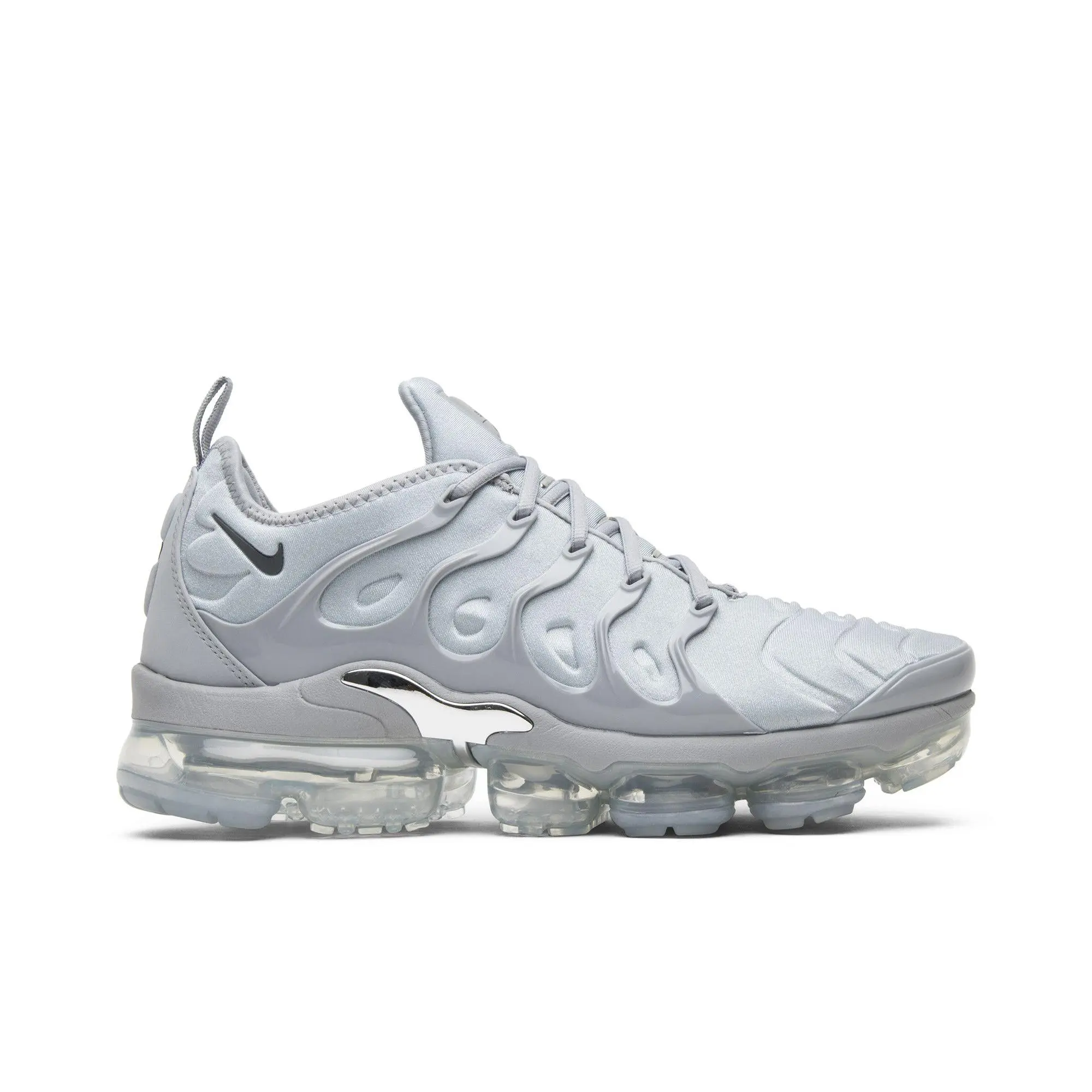 Nike Air VaporMax Plus 'Wolf Grey' 2018 (Unisex) Wolf Grey/Dark Grey/Metallic Silver running shoes 924453 005