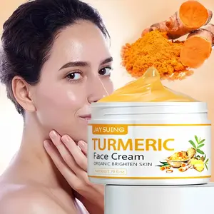 Turmeric Skin Care Cream, Moisturizing Even Tone Brightening Facial Skincare, Tighten Smooth Lift Face Skin, Firming Soft Elastic