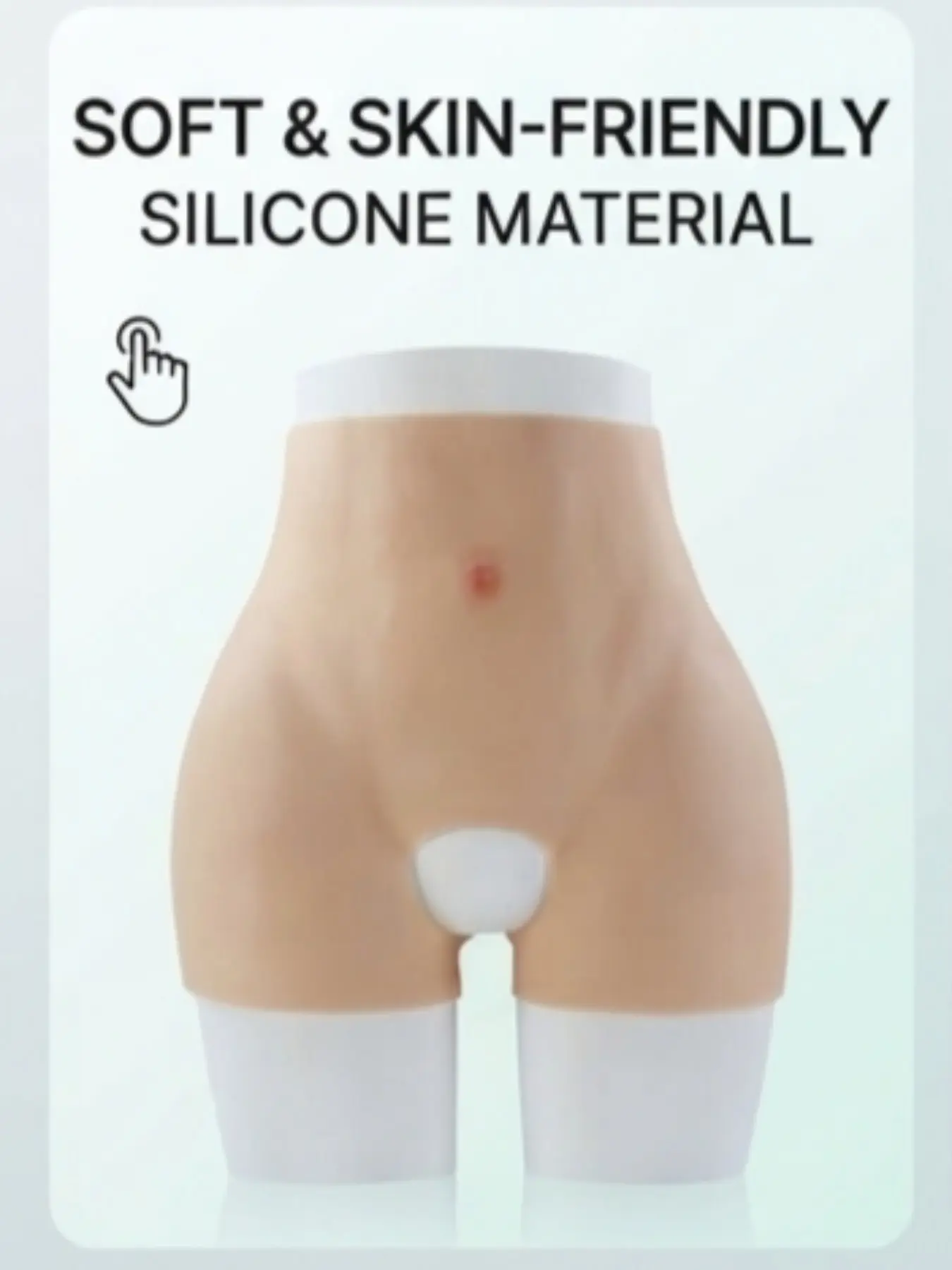 Seamless Shapewear Panty for Party Dresses, Silky Soft Silicone Padding, Ultra-Elastic Fabric, Smooths Waist and Lifts Buttocks