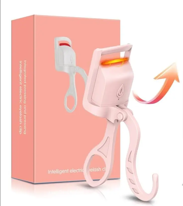Baby Costume Jewelry Heated Eyelash Curler with Heat Function, Pink