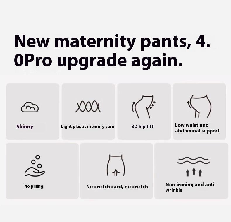 New Maternity Pants Spring and Fall Summer Petite No Toddler Drawstring Straight Pants Wide Leg Pants Pants Maternity Wear