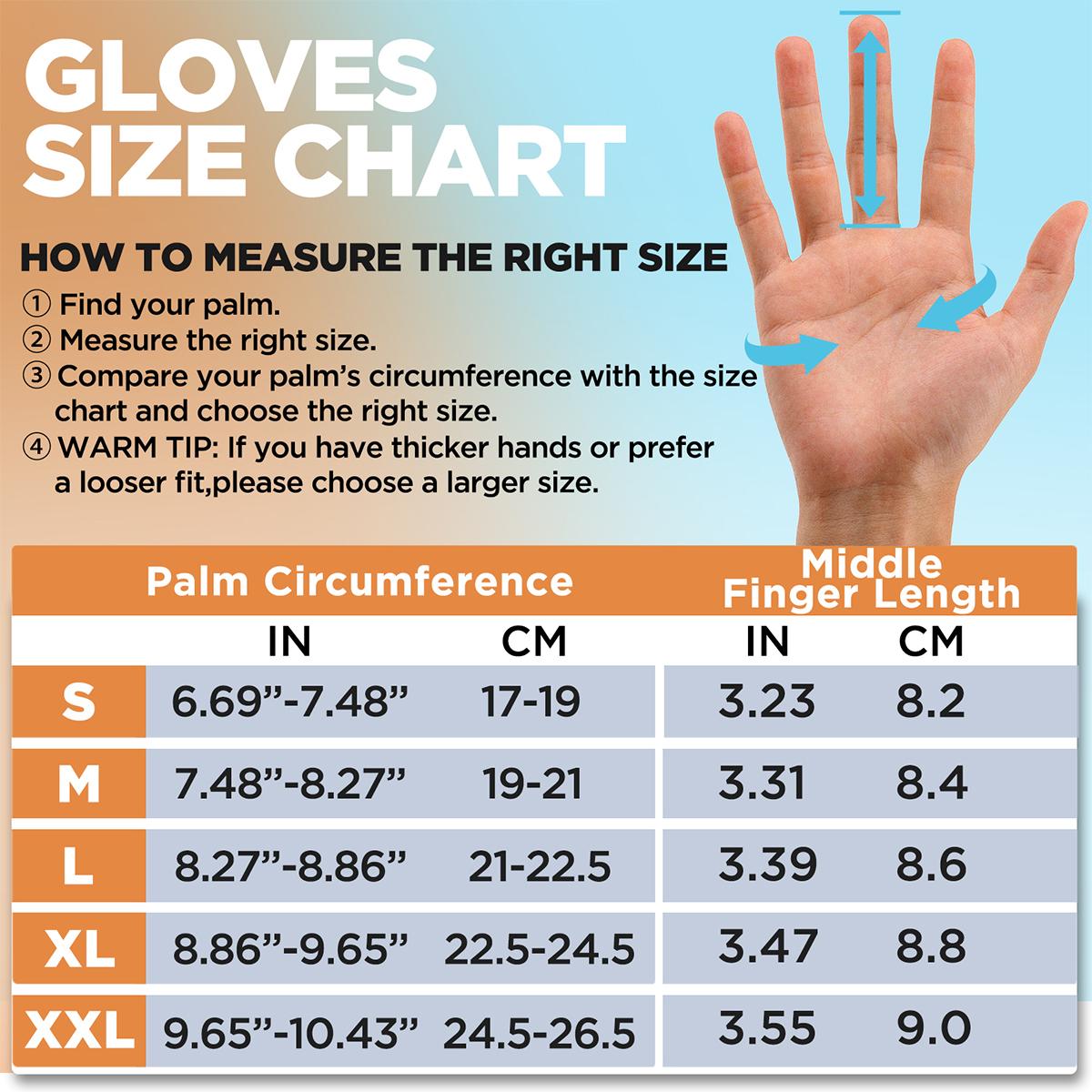 Winter Waterproof Ski Snow Warm Gloves for Women Men, Windproof Cold Weather Thermal with Touchscreen Fingers, for Running Driving Cycling Hiking Biking Outdoor Sports Daily Work RG802