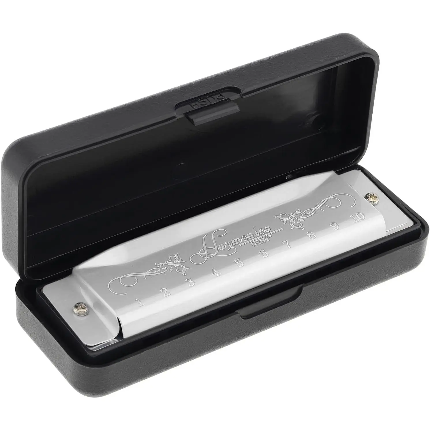 Blues Harmonica Mouth Organ, Diatonic Blues Harmonica Key of C, 10 Holes 10  Blues Harp Mouth Organ Harmonica ()