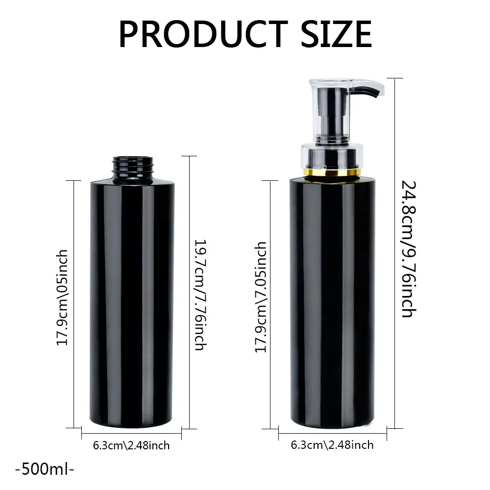 3pcs/set Bathroom Soap Dispenser, Empty Refillable Lotion Dispensing Pump Bottle For Shampoo Conditioner Shower Gel