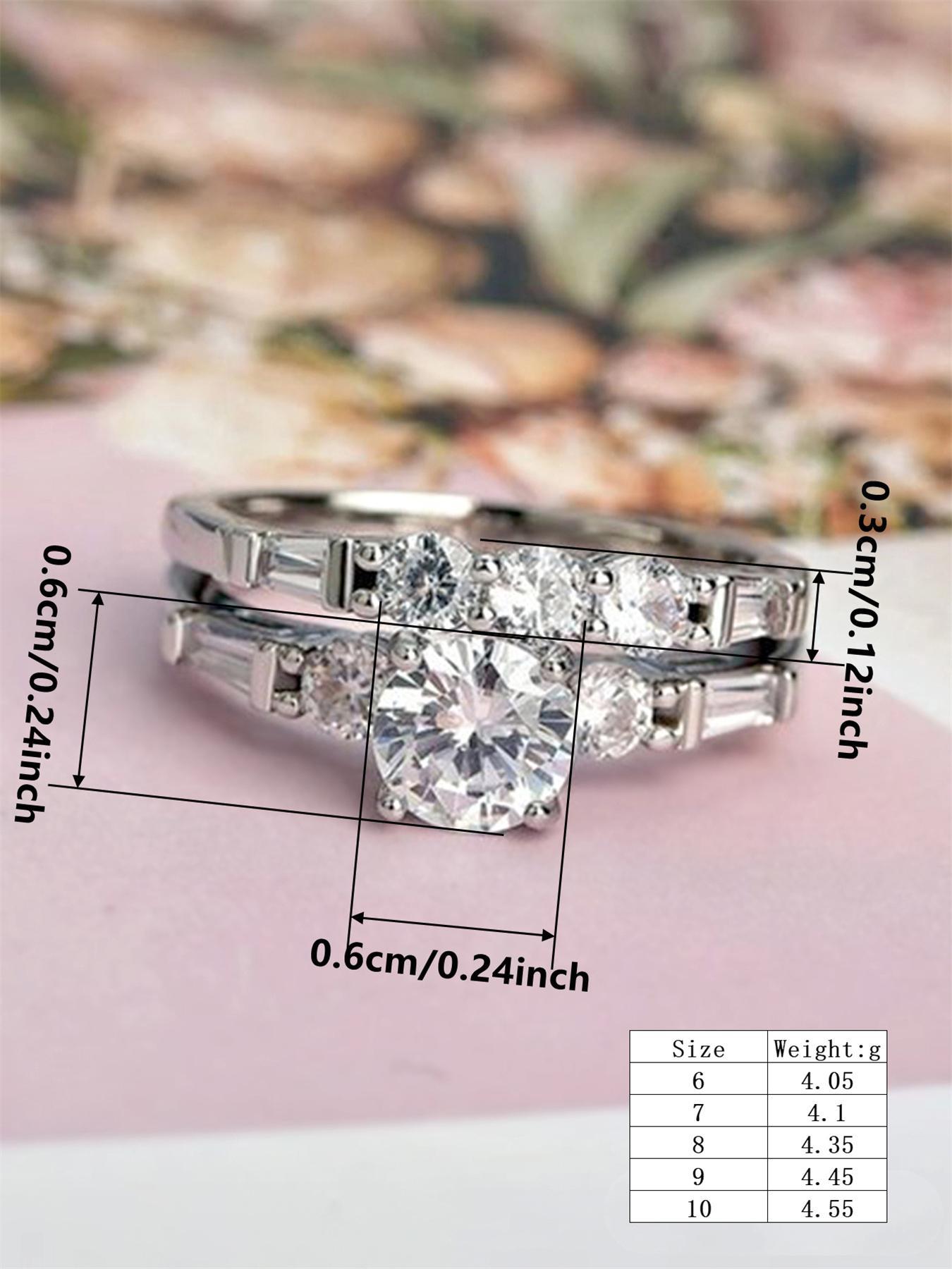 S925 Sterling Silver Fashion Promise Ring for Women, Luxury Vintage Engagement Ring for Girlfriend, Fashion Jewelry for Party, Daily Decor, Trendy All-match & Exquisite Jewelry for Birthday Gift,Gift, Silver Wedding Ring