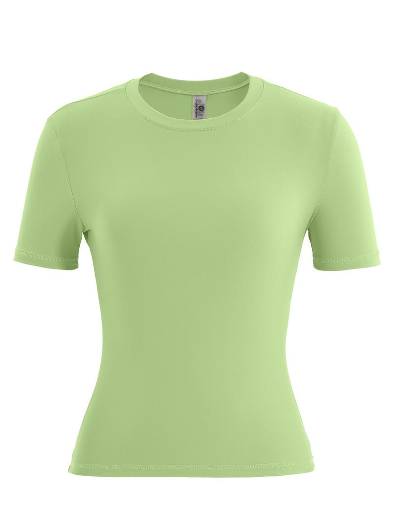 Two-piece Set Women's Solid Short Sleeve Tee & High Waist Shorts Tracksuit Set, Breathable Tight-fitting Crew Neck T-shirt & Skinny Shorts Set for Yoga Workout Running, Gym Clothing, Minimalistic Outfit, Black Girl Outfits Fall Outfits, Clothes for Women