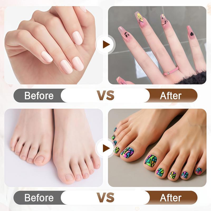 【Valentine's Day】12 Color 3D Nail Art Pens Set 0.5MM Precision Tips for Detailed Dotting & Painting DIY Manicure Tools Non-Toxic Materials for Safe Nail Art