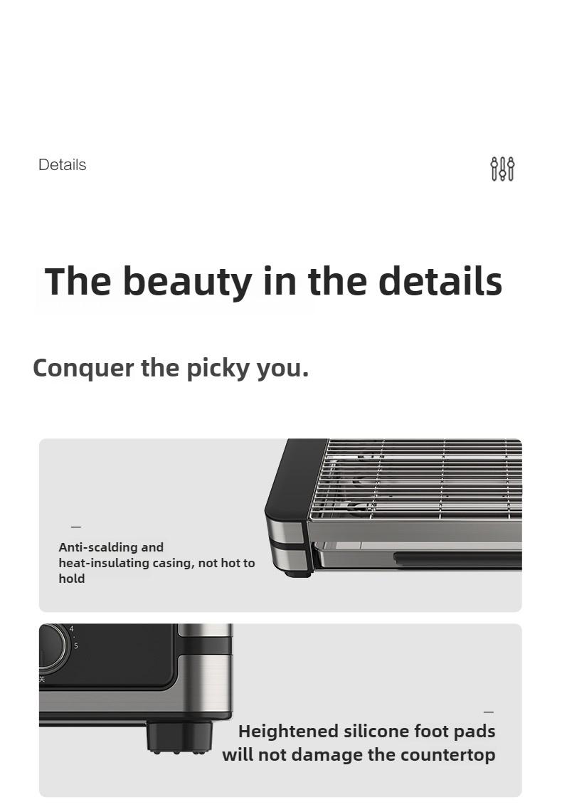 Electric Grill Household BBQ Grill Grill Indoor Skewer Household Electric Grill