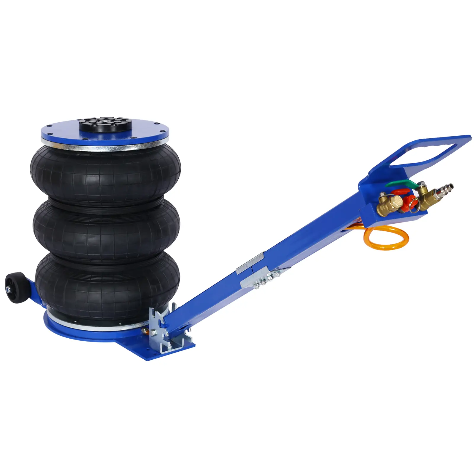 ARCH 5T Triple Bag Air Jack Pneumatic Jack 3 Bag Lifting 16in Capacity 11000lbs Easy Collapsing Terrain Blue Color for Auto Repair Garage Workshop Heavy Duty Lifting Tool, Home Furniture and Household Product Search Terms for US Online Shopping, Auto Repa