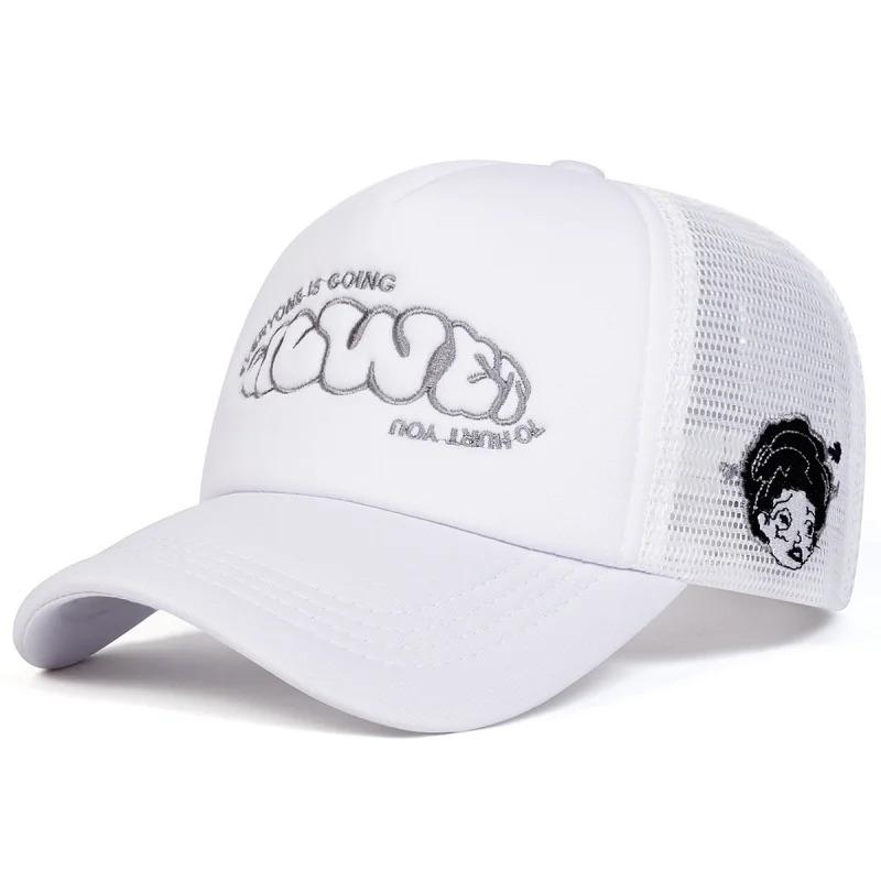 Sports Retro Stranger Hat Cosplay Dustin Baseball Cap Printed Mesh Thinking Hats Unisex Accessories Adjustable Prop Outdoor