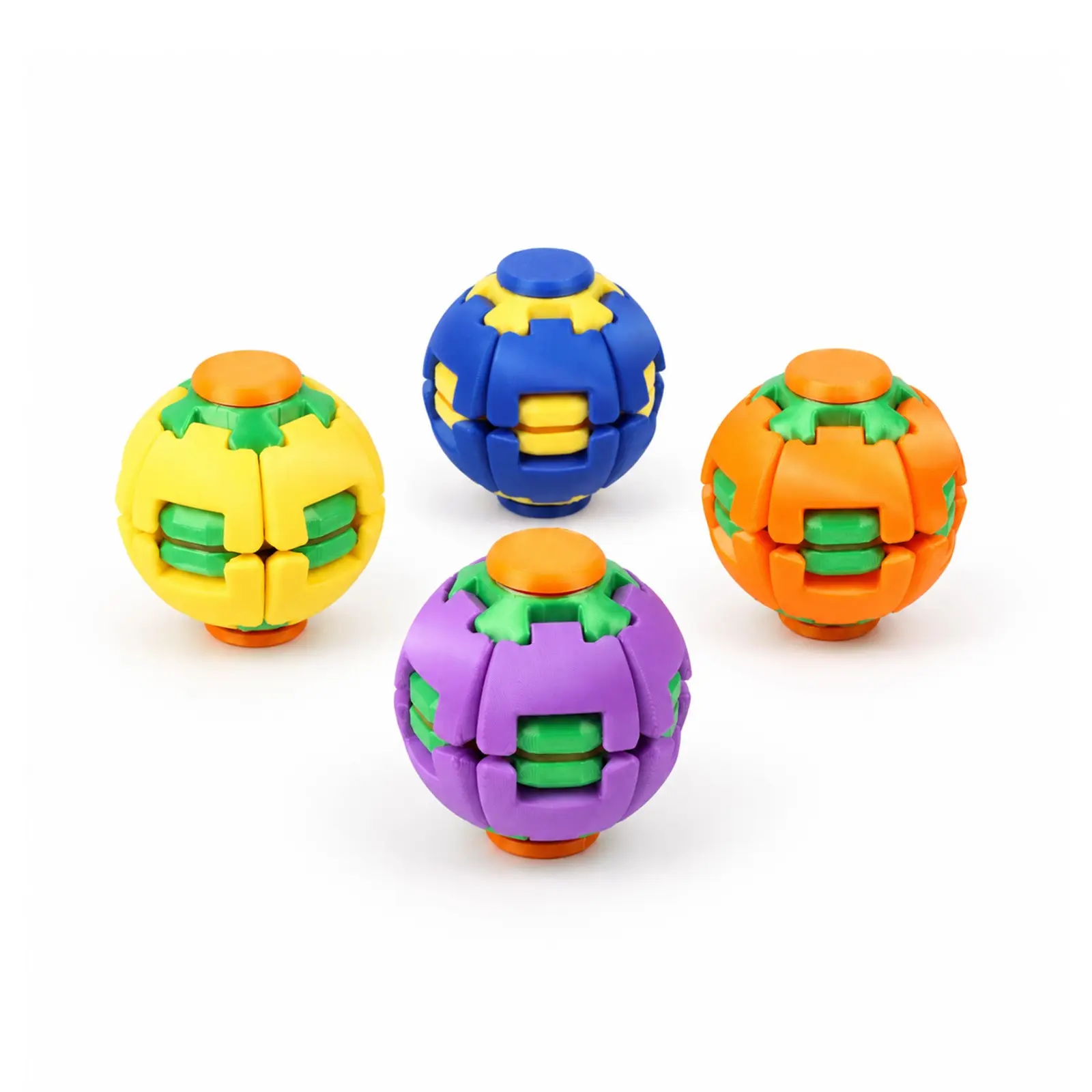 3D Printed Stress Relief Ball, Creative Puzzle Ball, Desktop Decorative Ornament, Relaxing and Innovative Design, Perfect for Desk Decoration, Stress Ball Fidgets