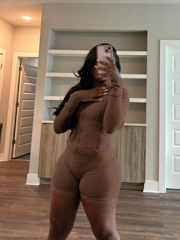 New2 piece sets women  Streetwear Lady Sports Tracksuit Set Lady Streetwear Shorts Outfit Set Sexy Women Two Pieces Club Macthing Top+Shorts colorblock print tee yoga clothes