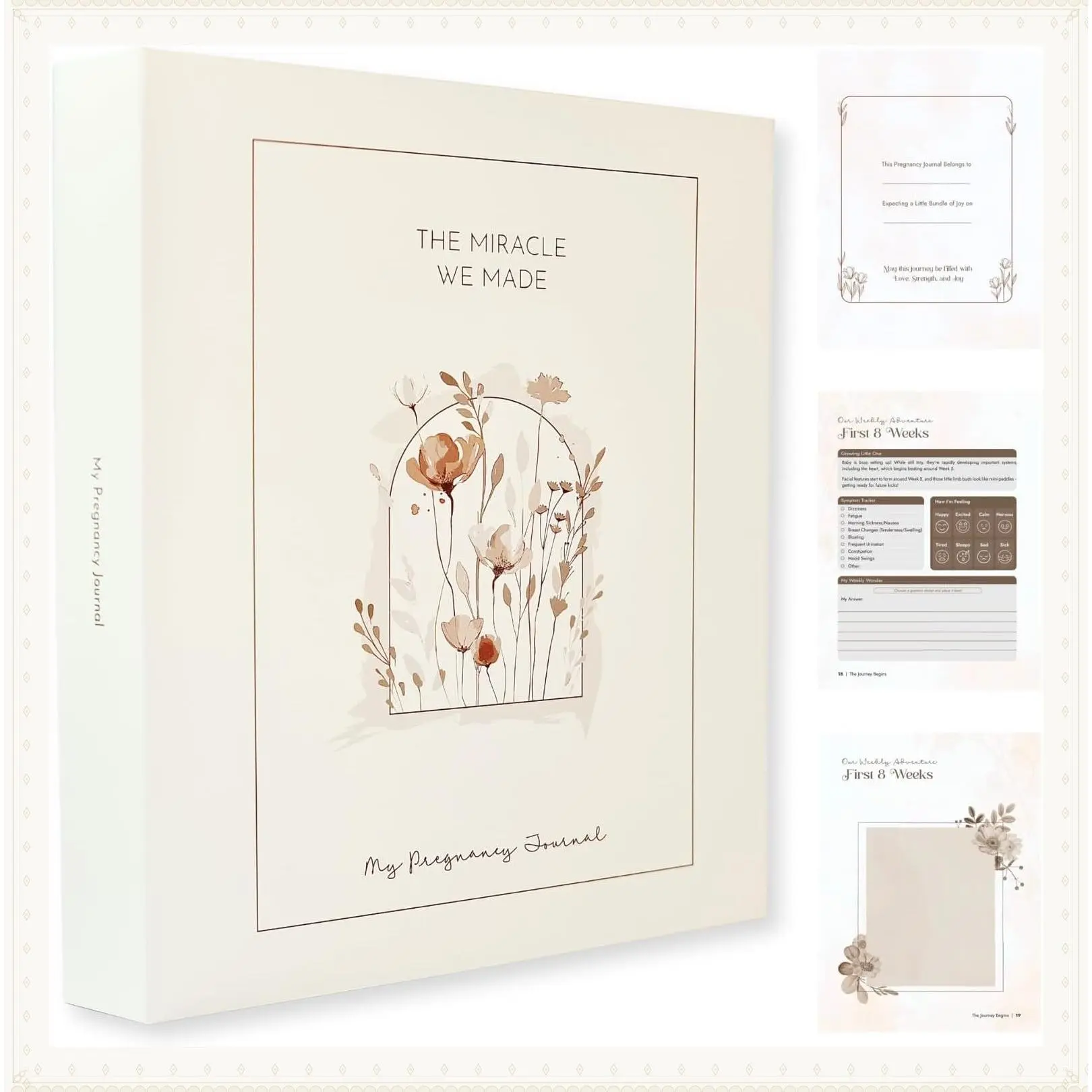 Pregnancy Journal for First Time Moms - Pregnancy Memory Book & Giftable Keepsake to Capture Every Milestone and Prepare for Baby Every Step of the WayGift