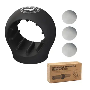 Golf Cigar Holder, 1 Set Magnetic Silicone Cigar Holder, Golf Cart Accessories, Golf Accessories for Professional Golfers