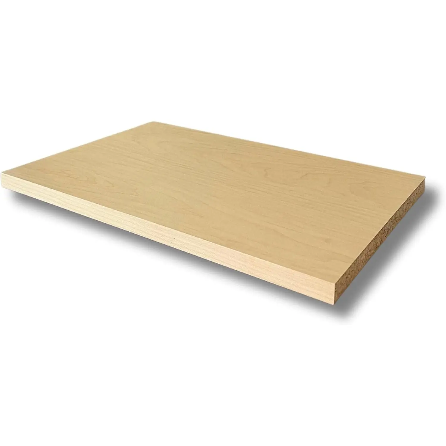 Maple Color Melamine Cabinet Replacement Shelves - 3/4'' Thick - Cabinet Shelf Custom Size Shelf - Melamine Shelves Cut to Order 34