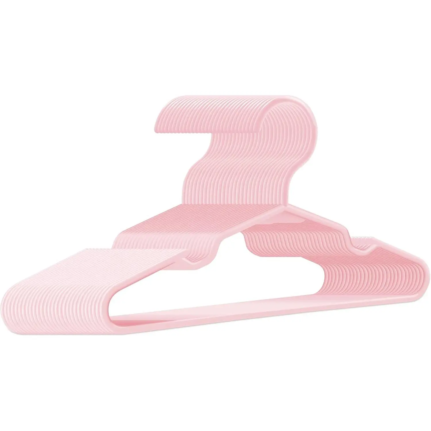 Hangers for Closet 100 Pack  Plastic  's Clothes Hangers Non-Slip (, 100)