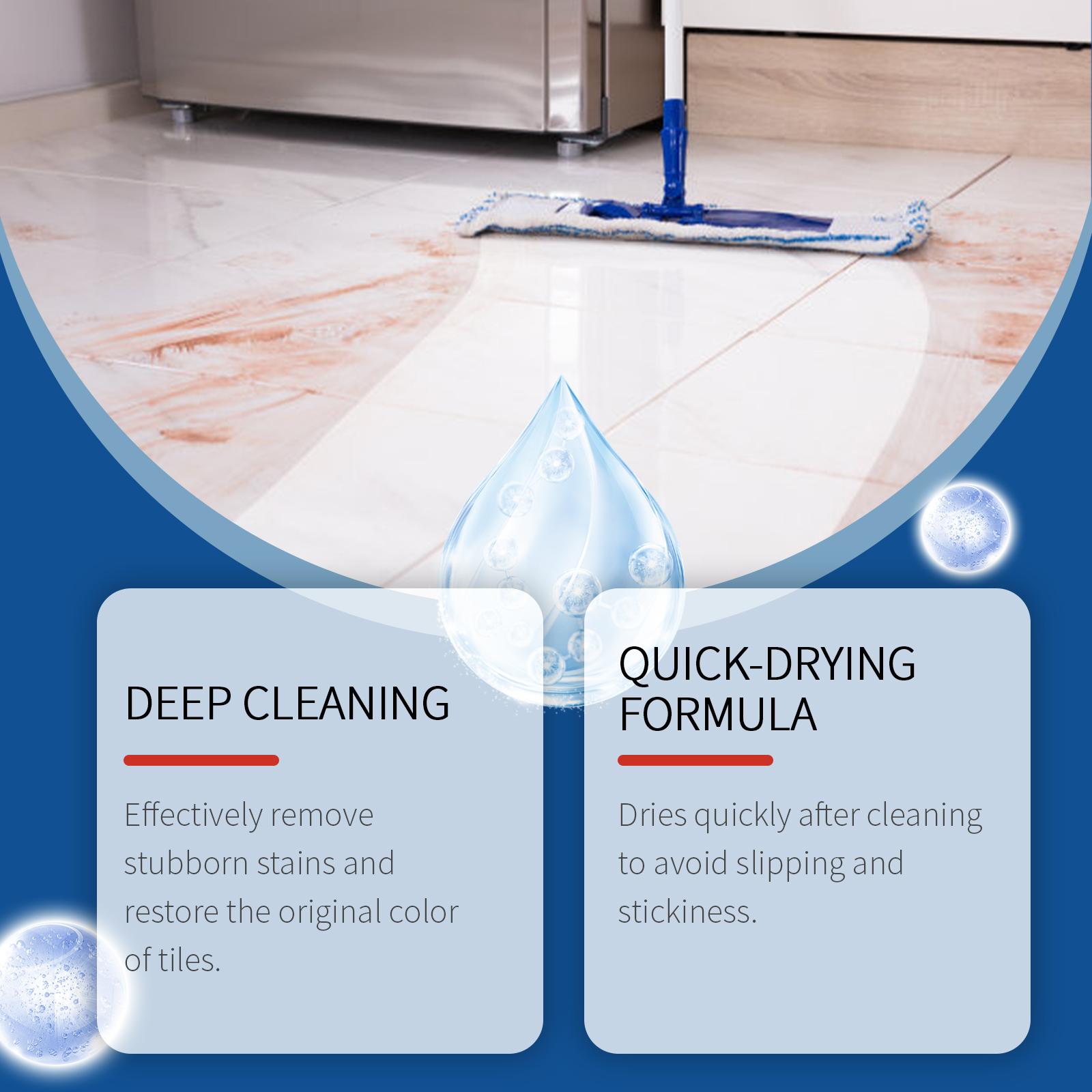 Jaysuing Tile Cleaning Liquid, Home Kitchen And Bedroom Tile Decontamination Brightening Cleaning And Polishing Cleaning Liquid