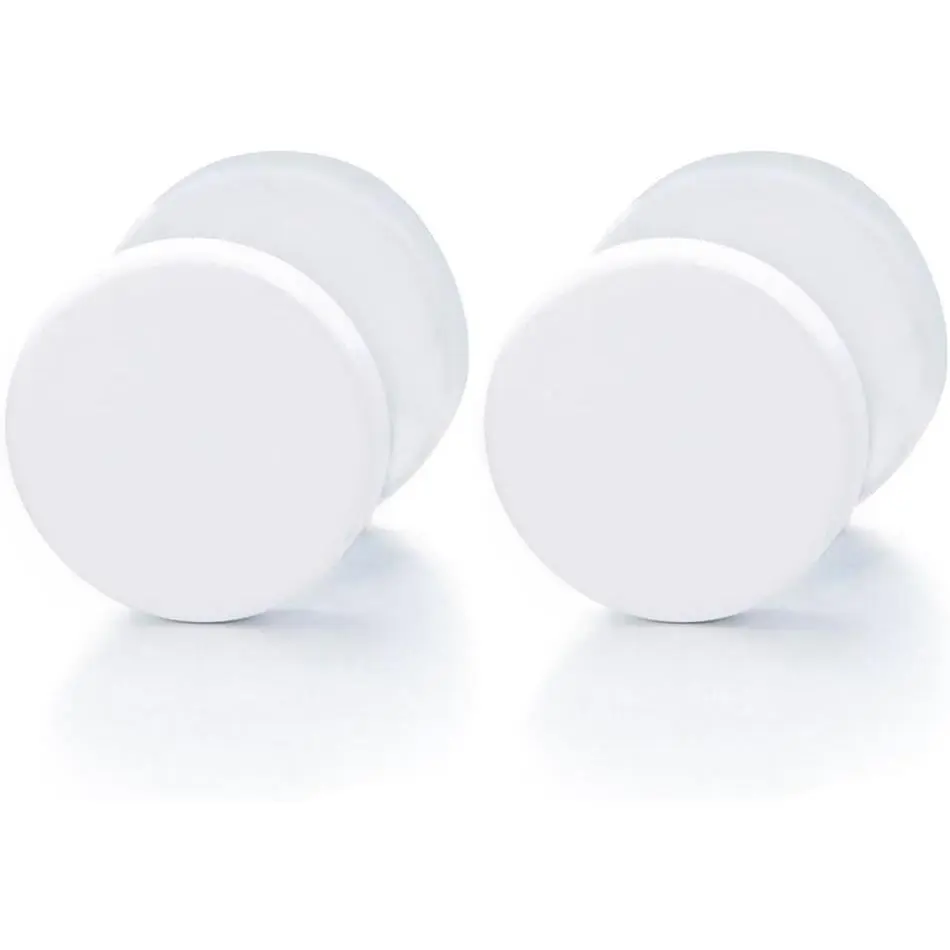 Screw Stud Earrings Men, Stainless Steel Cheater  Ear Plugs Gauges Illusion Tunnel