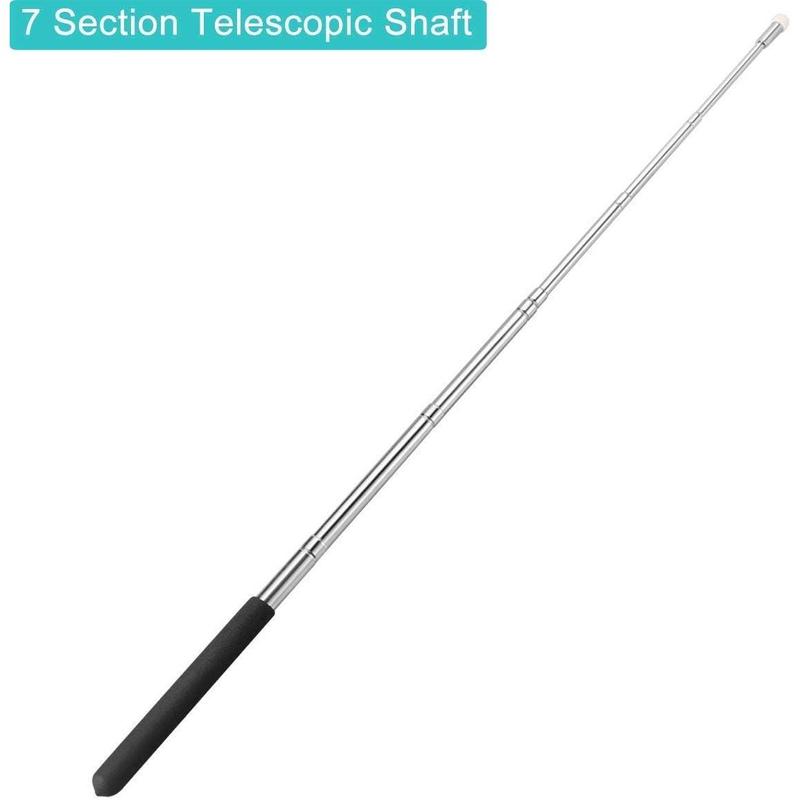 Telescopic Teachers Pointer,Teaching Pointer,Hand Pointer Extendable Telescopic Retractable Pointer Handheld Presenter Classroom Whiteboard Pointer (2 PCS)