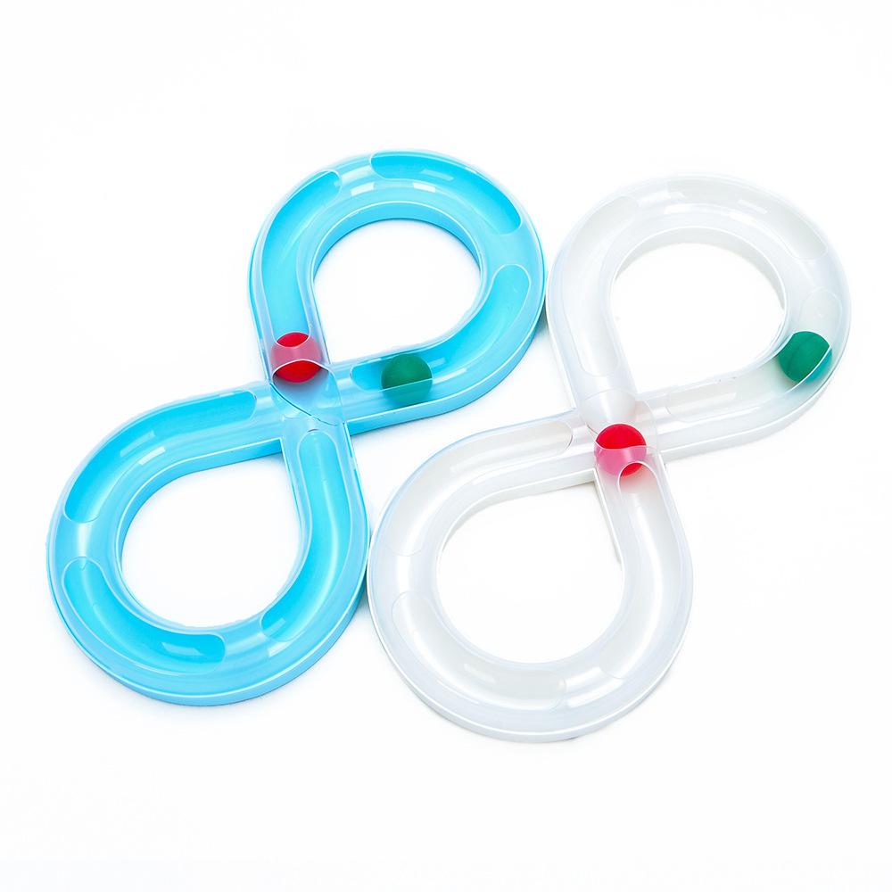 Multi-Function Cat Activity Center - Interactive Carousel Toy with Moving Balls and Teaser Attachments for Energy Release and Behavioral Enrichment